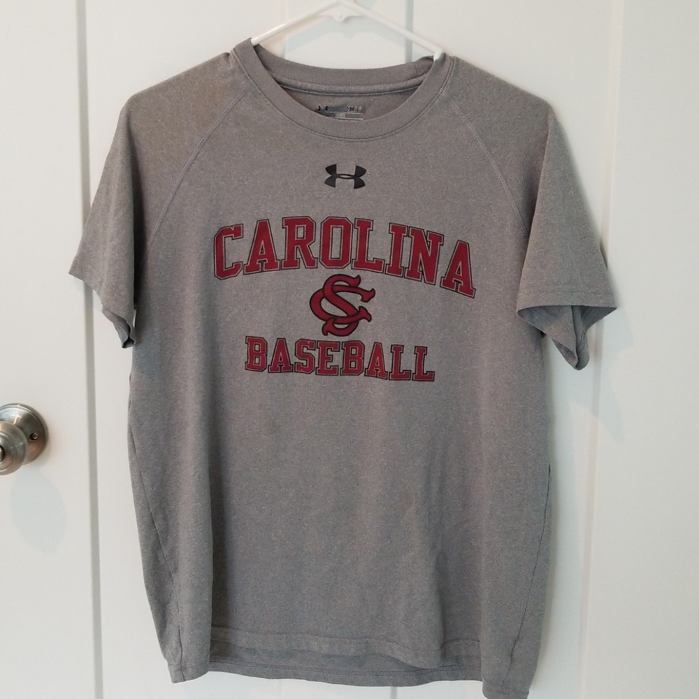 Like New - Under Armour USC Carolina Baseball Tee